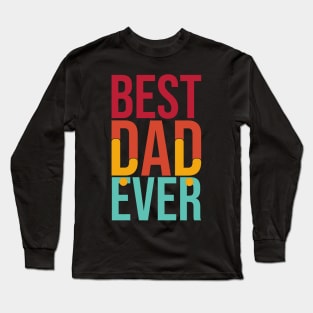 Best Baba or Daddy Arabic Calligraphy Father's Day Long Sleeve T-Shirt